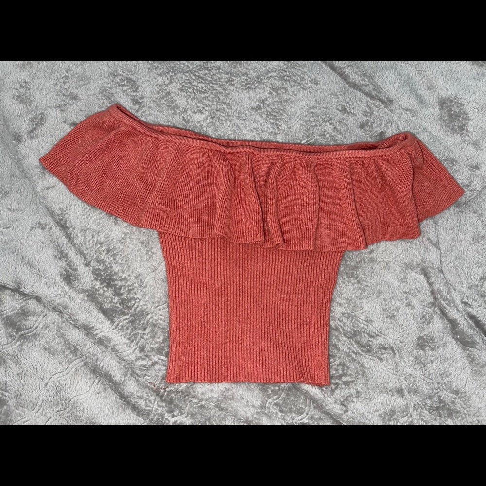 Forever 21 Off the Shoulder Crop Top